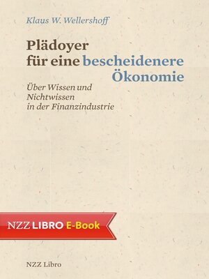 cover image of Plädoyer für eine bescheidenere Ökonomie